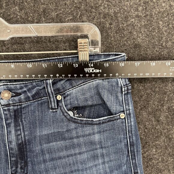 KanCan Celestine Jeans Womens 13/30 Blue Medium Wash Stretch Bootcut Flare Denim - Picture 10 of 13